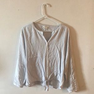 American Eagle Stripe Button down